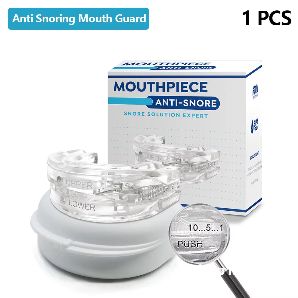 Transform Your Sleep: Anti-Snoring and Bruxism Mouth Guard for Ultimate Comfort and Apnea Relief