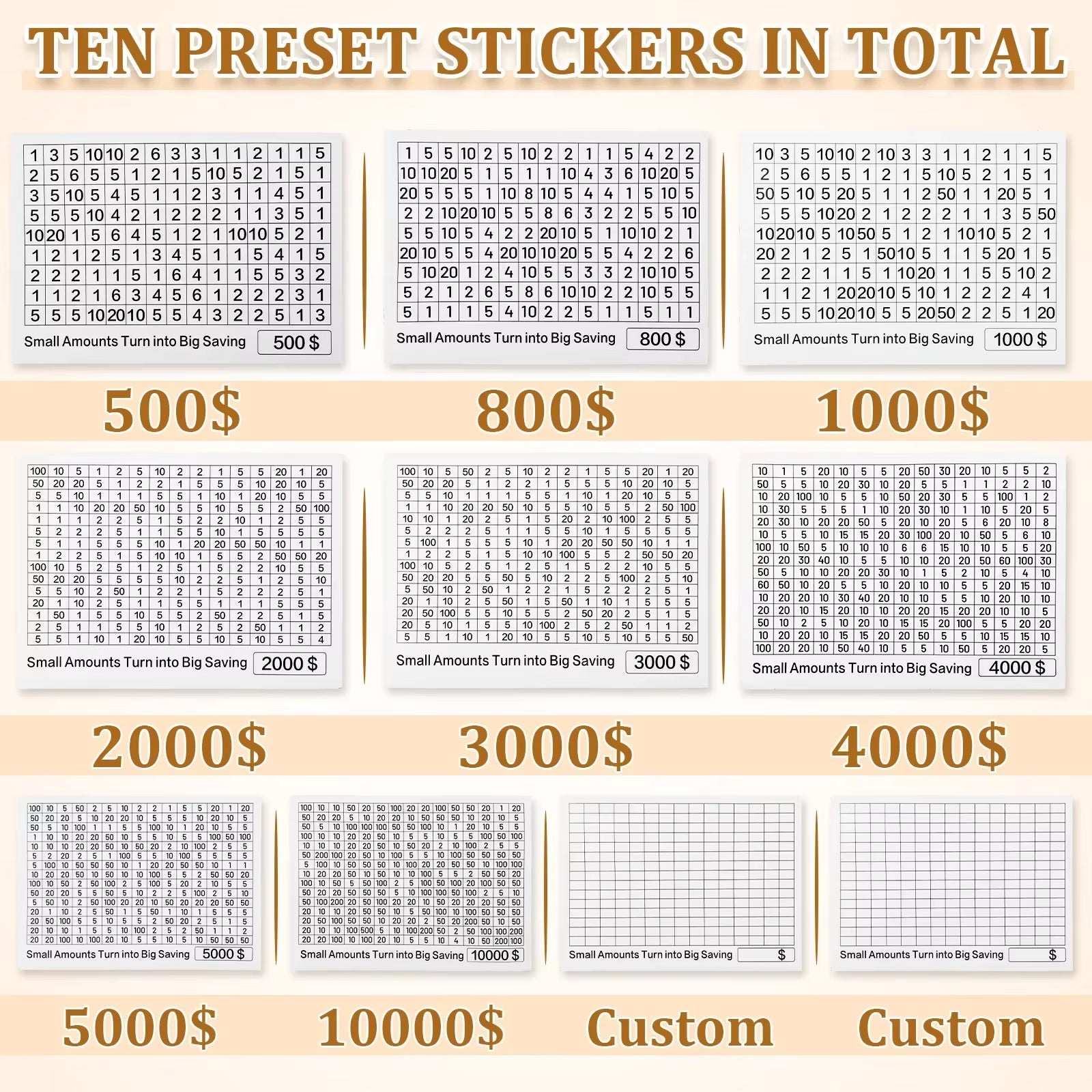 Unlock Your Savings Potential with the 10,000 Wooden Money Saving Challenge Box - The Perfect Cash Vault Piggy Bank for All Ages!