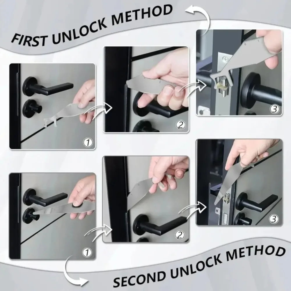 Unlock Efficiency with Our Professional Stainless Steel Multi-Functional Firefighter Tools and Lock Picking Kit