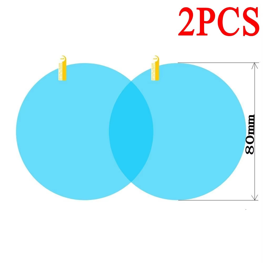 Rainproof Rearview Mirror Film for Cars and Trucks - Anti-Fog Waterproof Stickers for Enhanced Safety in Wet Conditions