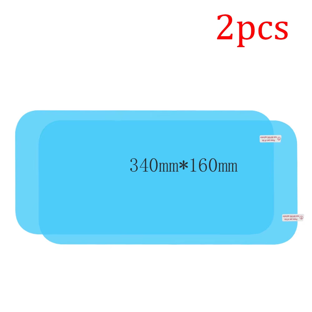 Rainproof Rearview Mirror Film for Cars and Trucks - Anti-Fog Waterproof Stickers for Enhanced Safety in Wet Conditions