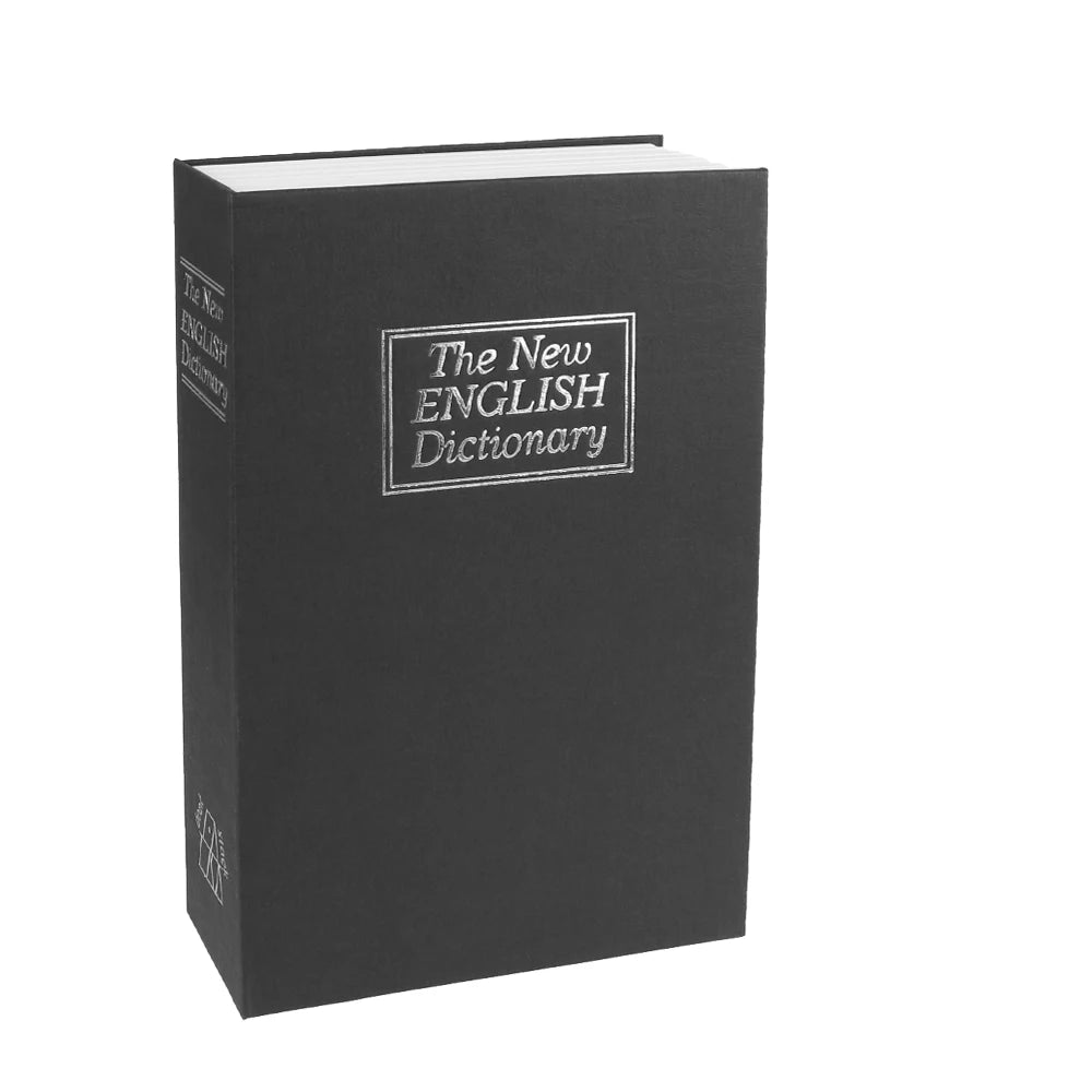 Dictionary-Style Key Storage Safe with Combination Lock for Valuables