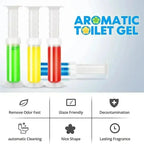 Revitalize Your Bathroom with Our Aromatherapy Toilet Cleaner Gel Stick - Powerful Odor Elimination and Lasting Freshness