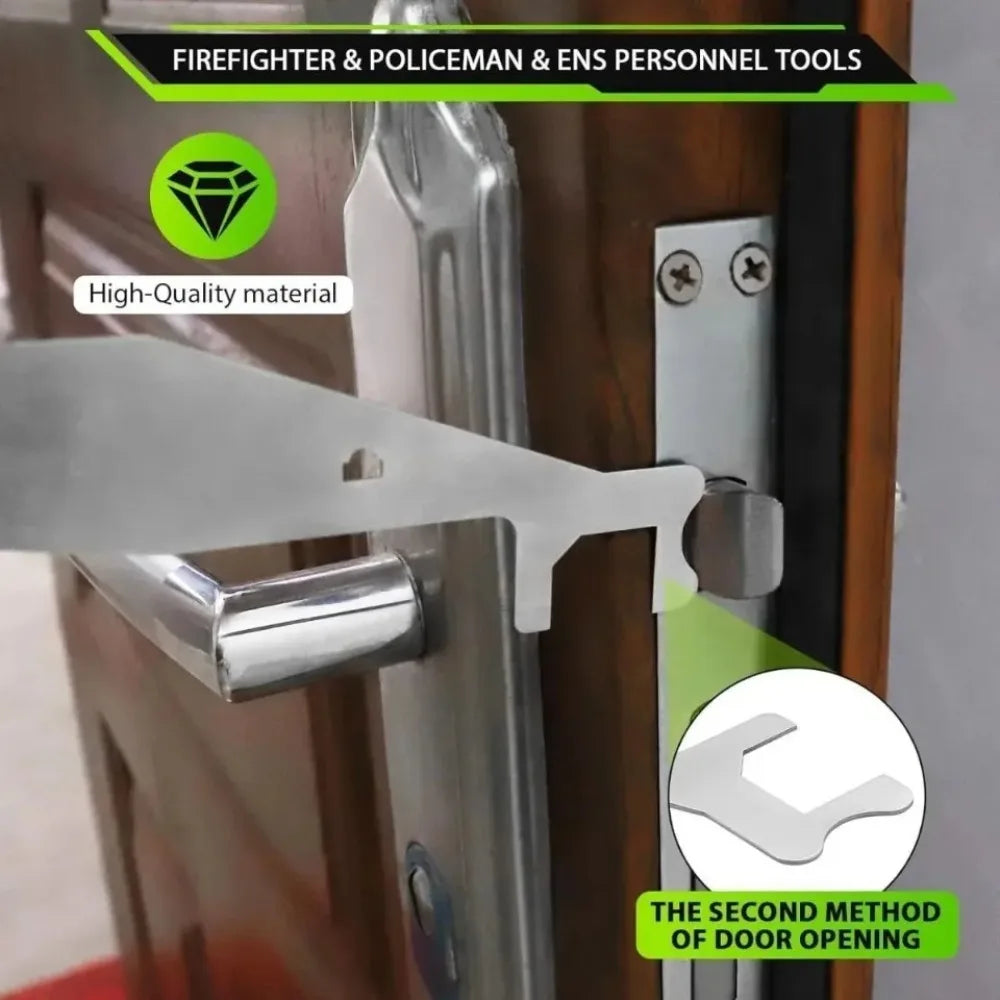 Unlock Efficiency with Our Professional Stainless Steel Multi-Functional Firefighter Tools and Lock Picking Kit