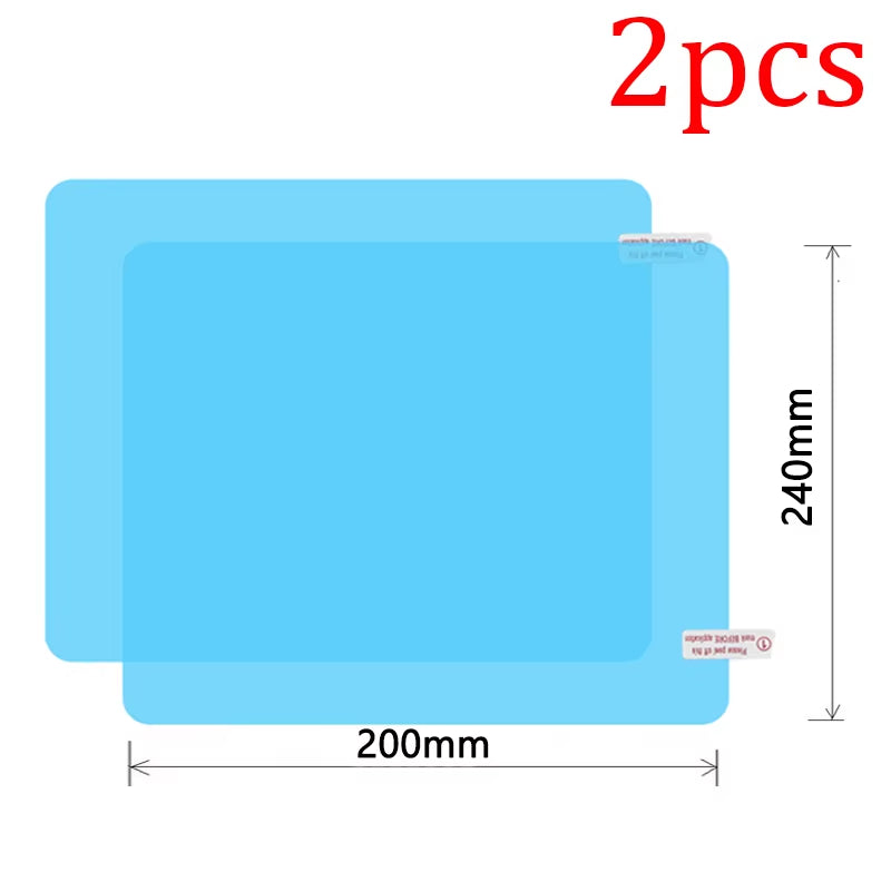 Rainproof Rearview Mirror Film for Cars and Trucks - Anti-Fog Waterproof Stickers for Enhanced Safety in Wet Conditions