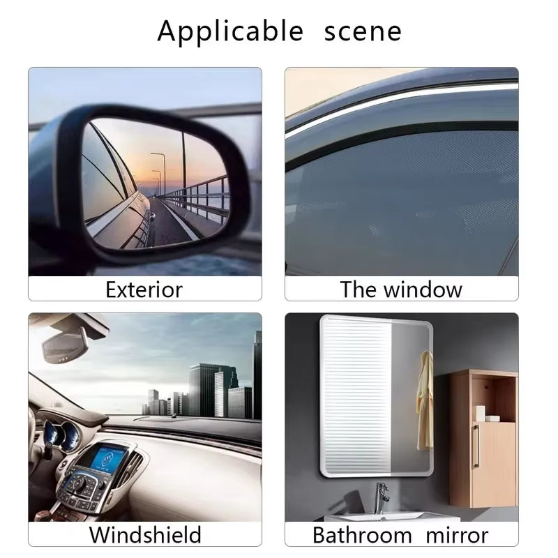 Rainproof Rearview Mirror Film for Cars and Trucks - Anti-Fog Waterproof Stickers for Enhanced Safety in Wet Conditions