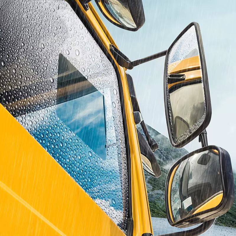 Rainproof Rearview Mirror Film for Cars and Trucks - Anti-Fog Waterproof Stickers for Enhanced Safety in Wet Conditions